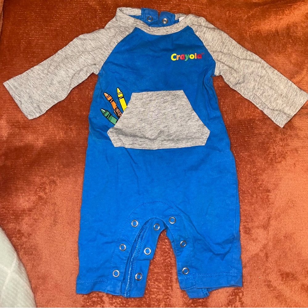 Crayola Colorful Crayon Baby Romper